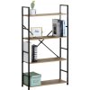 Regál GD-224 OAK Stor, 4 police, 58,5 x 23,5 x 112,5 cm