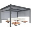 Bioklimatická pergola HWC-L41 3x3 so 3 bočnými stenami