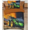 3D obliečky polycotton Traktor zelený 200x140cm+90x70cm TiaHome