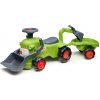 Falk odrážadlo/chodítko traktor s nakladačom, bágrom a vlečkou 912N Class