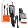 Mcdodo CA-4980 USB na USB-C s displejom, 1,2m, černý