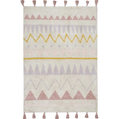 Lorena Canals koberce Ručne tkaný kusový koberec Azteca Natural-Vintage Nude - 120x160 cm Viacfarebná