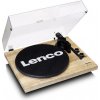 Lenco LBT-188 (PI) Brown/Wood: Hi-Fi gramofon, kovový talíř, raménko s anti-skatingem