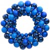 vidaXL Vianočný veniec modrý 45 cm polystyrén