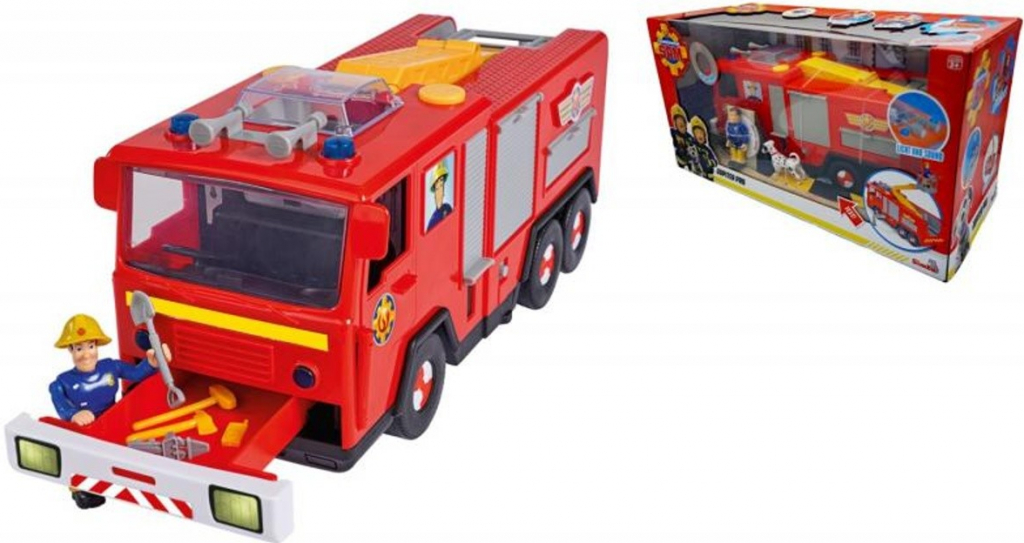Simba 203099612 Požiarnik Sam hasičské auto Jupiter na diaľkové ovládanie