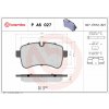 BREMBO Súprava brzdových doštičiek P A6 027