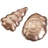 Forma na muffiny a bábovkové cesto sada 2ks x 26cm Berlingerhaus Metallic Line Rose Gold BH-6948