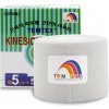 Temtex kinesio tape Classic, biela tejpovacia páska 5cm x 5m