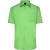 James & Nicholson Pánska košeľa s krátkym rukávom JN680 Limetkovo zelená