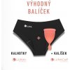 BALENIE: Menštruačný kalíšok LUNACUP + nohavičky LUNA+ marhuľová Menšia -1- S bordó