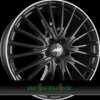 AEZ BERLIN 7,5x18 5x112 ET44.00 black - black polished lip