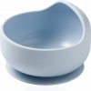 BabyOno Siilicone Plate 6m+ silikónová miska s prísavkou 6 m+ Blue 1 ks