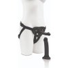 Me You Us Strap-on Harness Kit, nastaviteľný postroj a 2 silikónové dildá