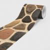 DIMEX | Vliesová samolepiaca bordúra Kamenný obklad SBD-15-015 | 15 cm x 5 m | béžová, hnedá, čierna + Vliesová samolepiaca bordúra na stenu DIMEX Kamenný obklad SBD-15-015 v rozmere 15 cm x 5 m