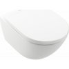 VILLEROY & BOCH Subway 3.0 závesné WC s TwistFlush, s hlbokým splachovaním bez vnútorného okraja, 370 x 560 mm, biela alpská, s povrchom CeramicPlus, 4670T0R1