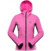 Alpine Pro Keraka Dámska softshellová bunda s úpravou Dwr LJCE663 neon pink S