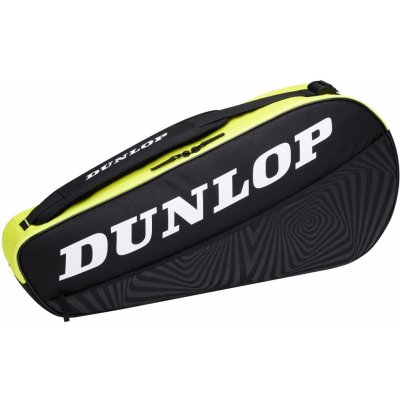Taška na rakety Dunlop D TAC SX-Club 3RKT Black/Yellow