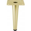 Interex design Nábytková nožička DESERT / Zlatá brúsená 150 mm