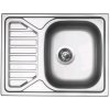 Nerezový drez s odkvapom Sinks Okio 650 V, matný