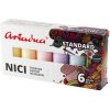 Ariadna Zostava nití Standard Pastel Talia 120/200 m - 6 farieb (pastelové)