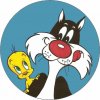 Looney Tunes Silvester a Tweety 19,5 cm - Pictu Hap - Pictu Hap