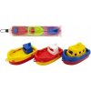 Teddies Loď/Lodičky do vody 3 ks plast 14 cm v sáčku