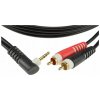RCA kábel - jack 3,5 mm Klotz AY7A0300 3 m