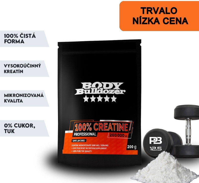 BodyBulldozer 100% Creatine Professional 200 g