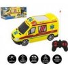 Teddies auto RC sanitka plast 20cm na diaľkové ovládanie s batériou a svetlom