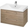 Cersanit SET B349 LARA MILLE 80 cm, skrinka s umývadlom, orech S801-339-DSM