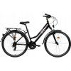 GOETZE Trekingový bicykel Core Result 28 čierno ružový