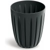 Prosperplast Kvetináč Warios grafitový, variant 13,7 cm
