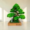 Machový bonsaj do interiéru 47 cm – prírodný dekor s LED osvetlením