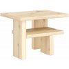 Odkladací stolík z borovicového dreva 34x45 cm Japan – Karup Design