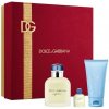 Dolce Gabbana Light Blue Pour Homme Darčeková sada pánska toaletná voda 75 ml, sprchový gél 50 ml a miniaturka pánska toaletná voda 4,5 ml 75 ml