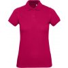 B&C INSPIRE POLO / Dámske piqué polo z bio bavlny - sorbet S