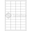 Labelea Samolepiace etikety 48,5x25,4 mm (44 etiket) biele papierové, na hárku A4, pre laserovú a atramentovú tlač, Farba etikiet Biela, Počet hárkov v balení 100 EPM048025W044S