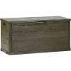 Záhradný box na podsedáky plastový Toomax WOODYS 280 l hnedý