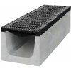 Gutta betonový žlab D400 s litinovou mříží H300 d. 1000 x š. 250 x v. 300 mm