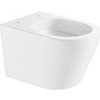 kielle Nefia - Závesné WC, Vortex Rimless+, biela 30127010