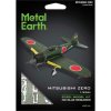 Metal Earth Luxusná oceľová stavebnica Mitsubishi Zero