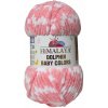Himalaya Dolphin Baby Color 80427 Svetlo červená, biela