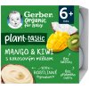 Gerber Organic Rastlinný Dezert Mango a Kiwi s kokosovým mliekom 4 x 90 g