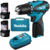 Akumulátorová aku vŕtačka 10,8V Makita [DF330DWE] Li-Ion, 2x1,3Ah