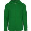 NEUTRAL O 13301 / Detská mikina na zips s kapucňou z bio bavlny - green 92-98
