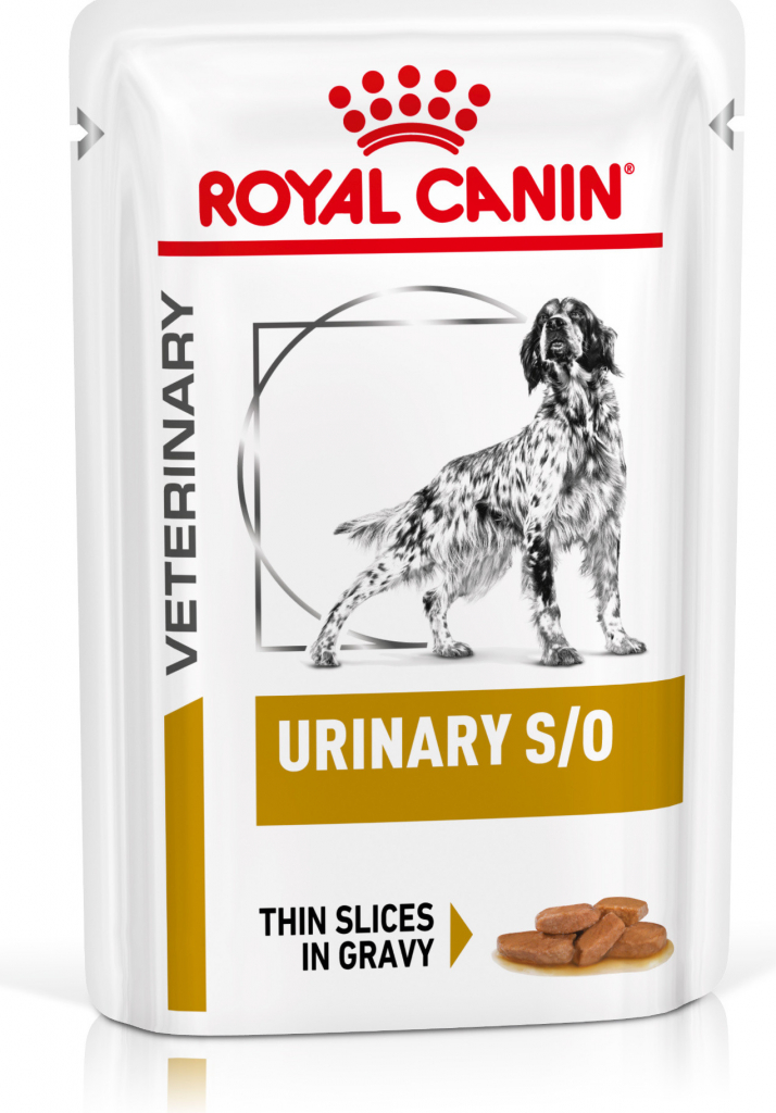 Royal Canin Veterinary Diet Canine Urinary S/O menej kalórií 12 x 100 g
