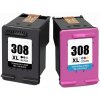 Atramentové kazety HP 308XL BLACK + COLOR kompatibilné