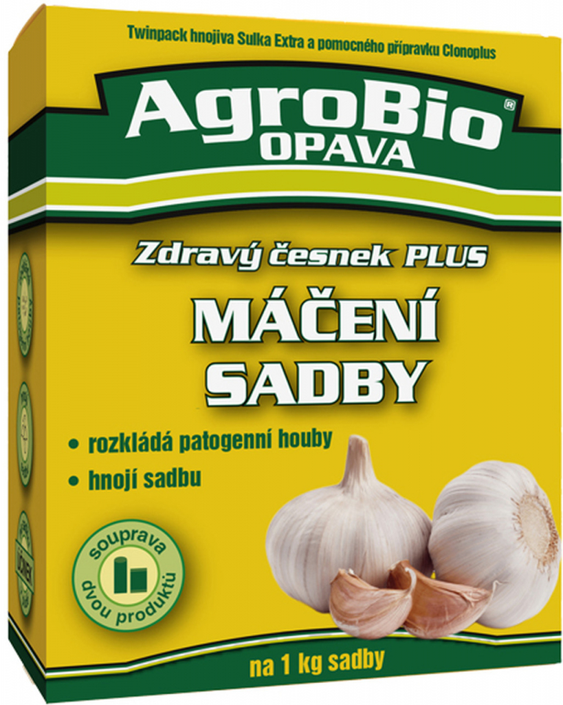 AgroBio Zdravý česnek Plus máčení sadby 10 g + 50 ml