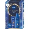 Nivea Body Milk Výživné telové mlieko 250 ml, Krém na ruky Intensive 100 ml, Krém 30 ml Darčekové balenie