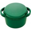 Big Green Egg Hrniec liatinový okrúhly zelený